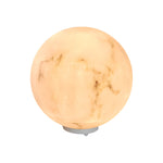 Lunar Glow Outdoor Pillar Light in Faux Marble, IP54 Waterproof