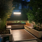 Modern Solar Outdoor Wall Sconce with LED Illumination
