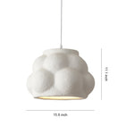 French-Style Metal Pendant Light with Frosted Glass Shade