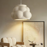 French-Style Metal Pendant Light with Frosted Glass Shade