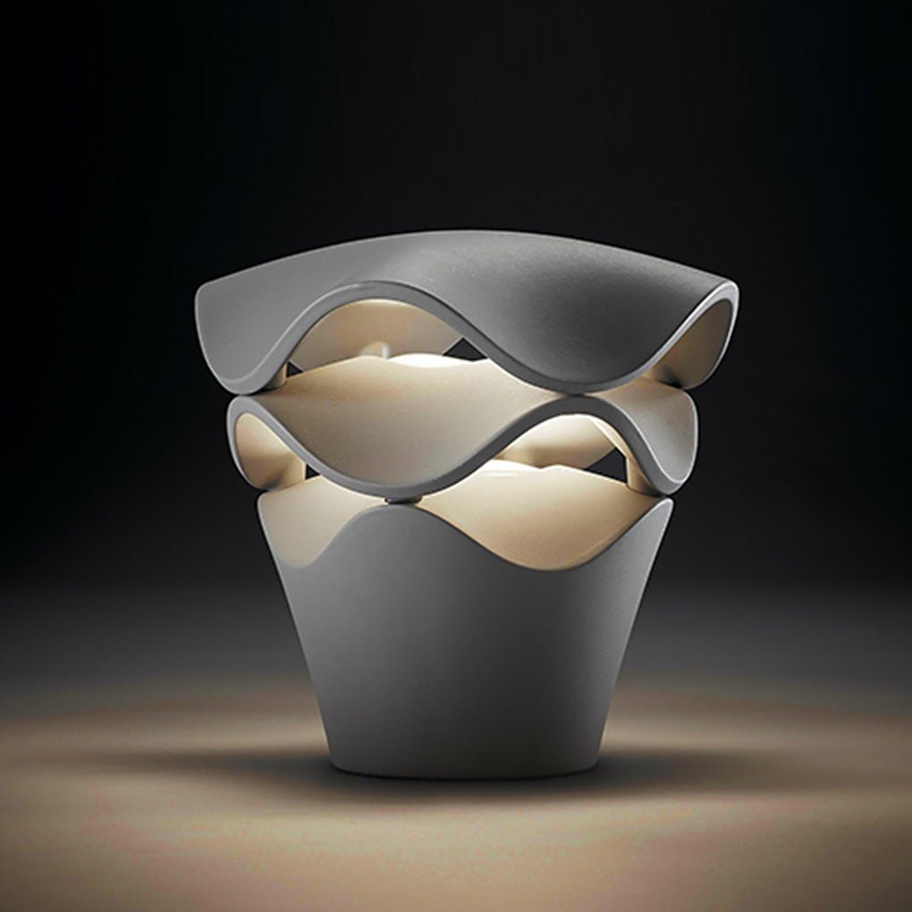 Wave Path Light – Modern Aluminum Bollard for Garden & Landscape