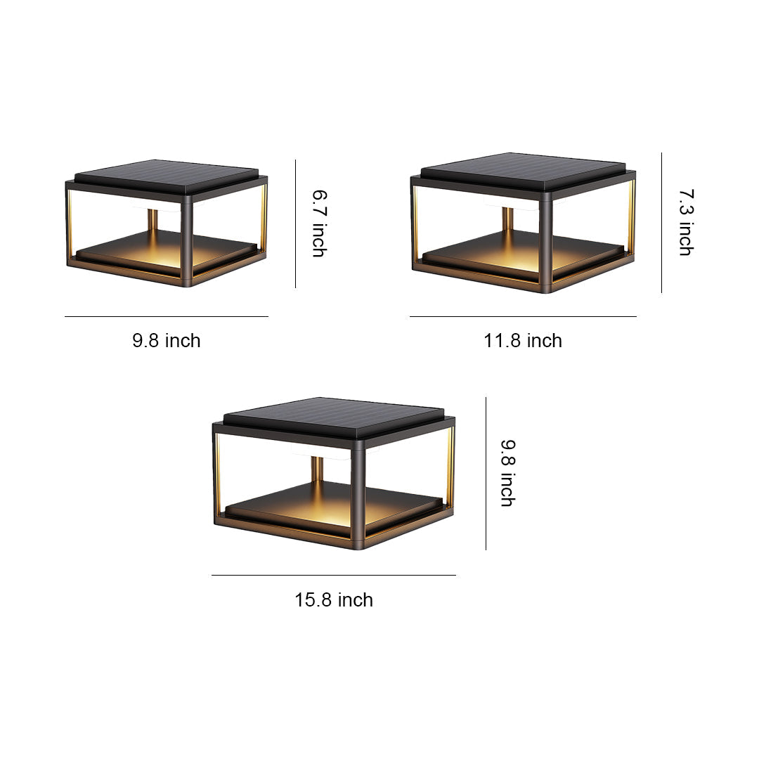Modern Outdoor Pillar Light – Waterproof Aluminum Post Lantern