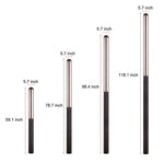 Modern Tall Garden Bollard Light | Minimalist Black Aluminum LED Pathway Lamp