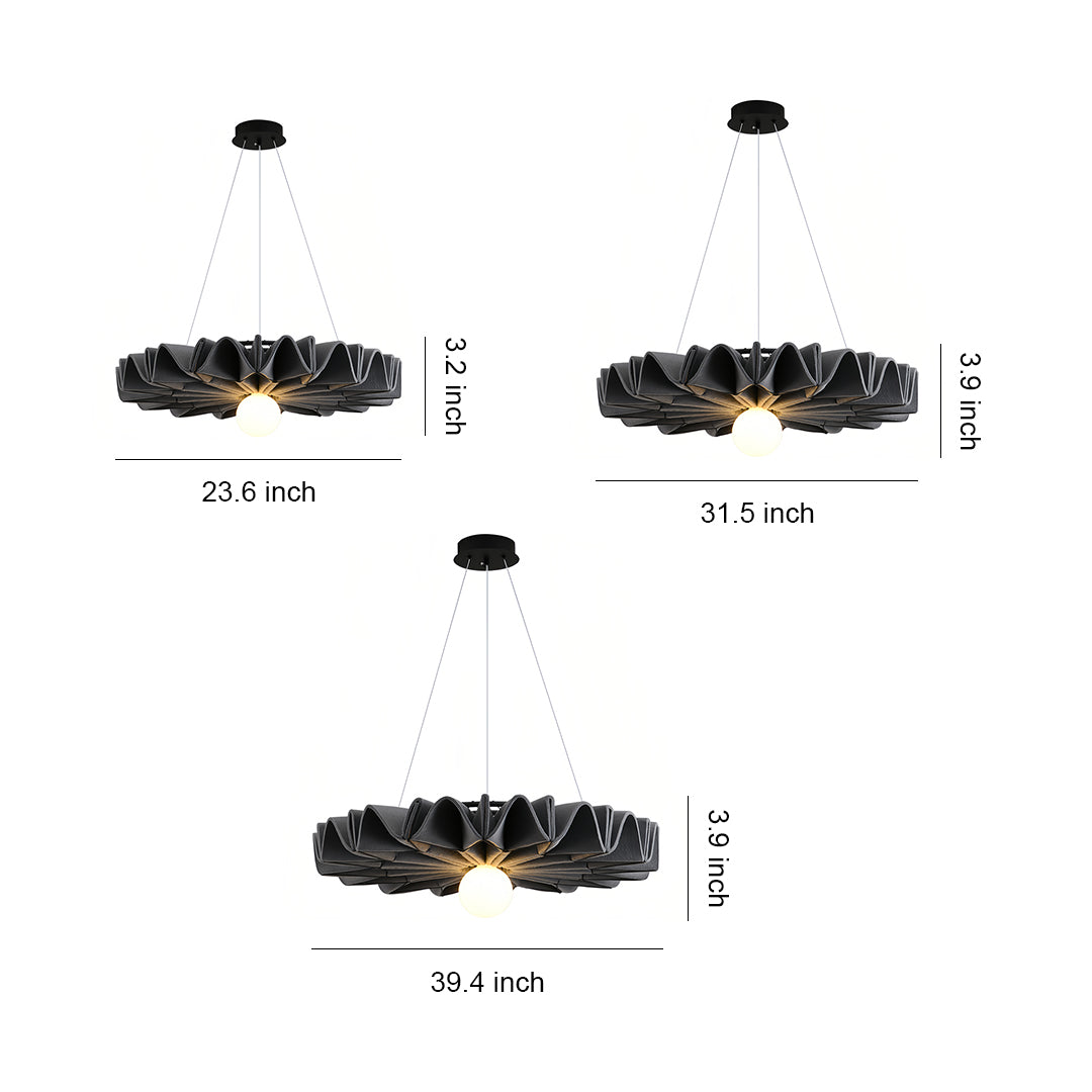 Acoustic Felt Chandelier with Adjustable Drop for Modern Interiors