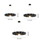 Acoustic Felt Chandelier with Adjustable Drop for Modern Interiors