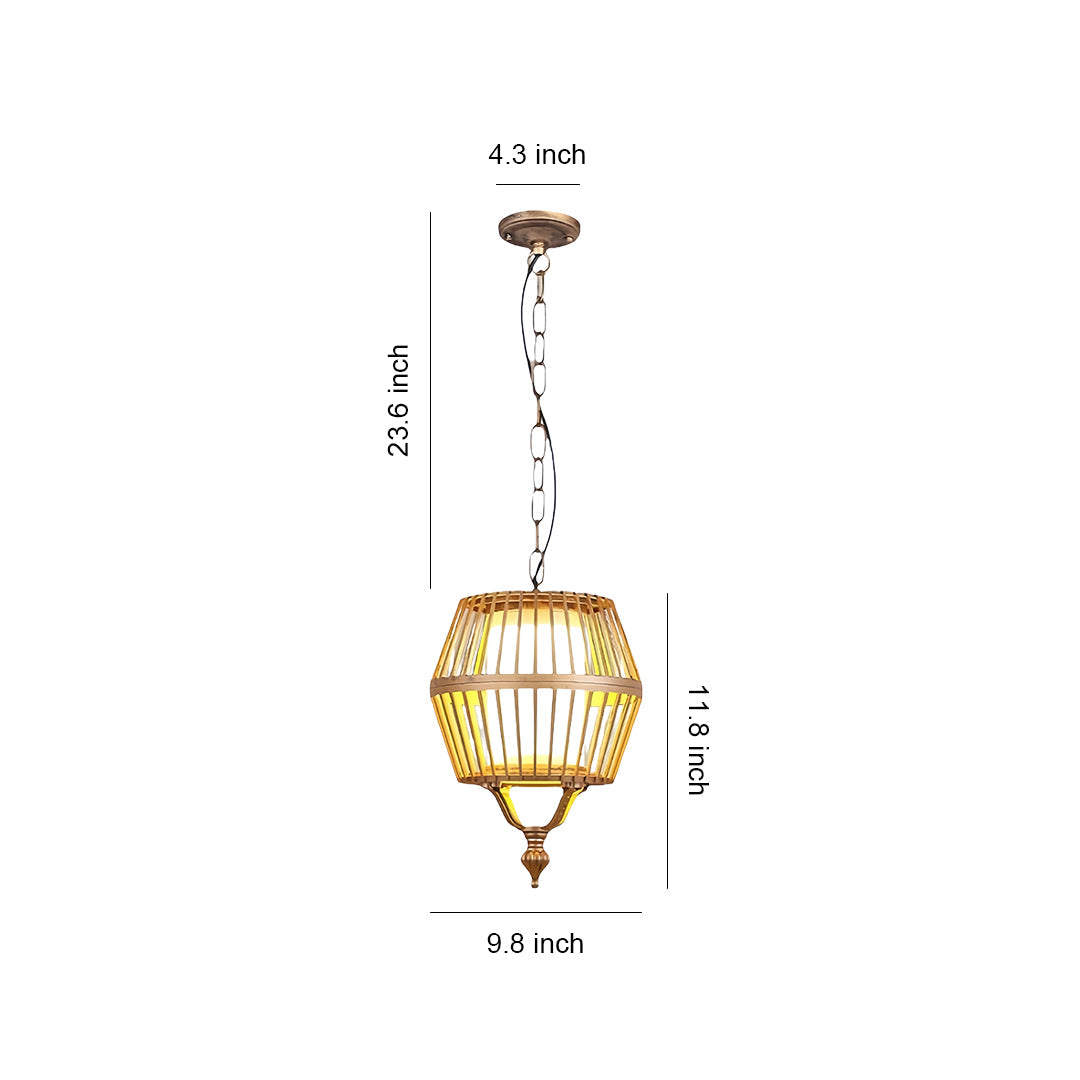 Japanese Lantern Pendant Light – Waterproof Outdoor Ceiling Lamp
