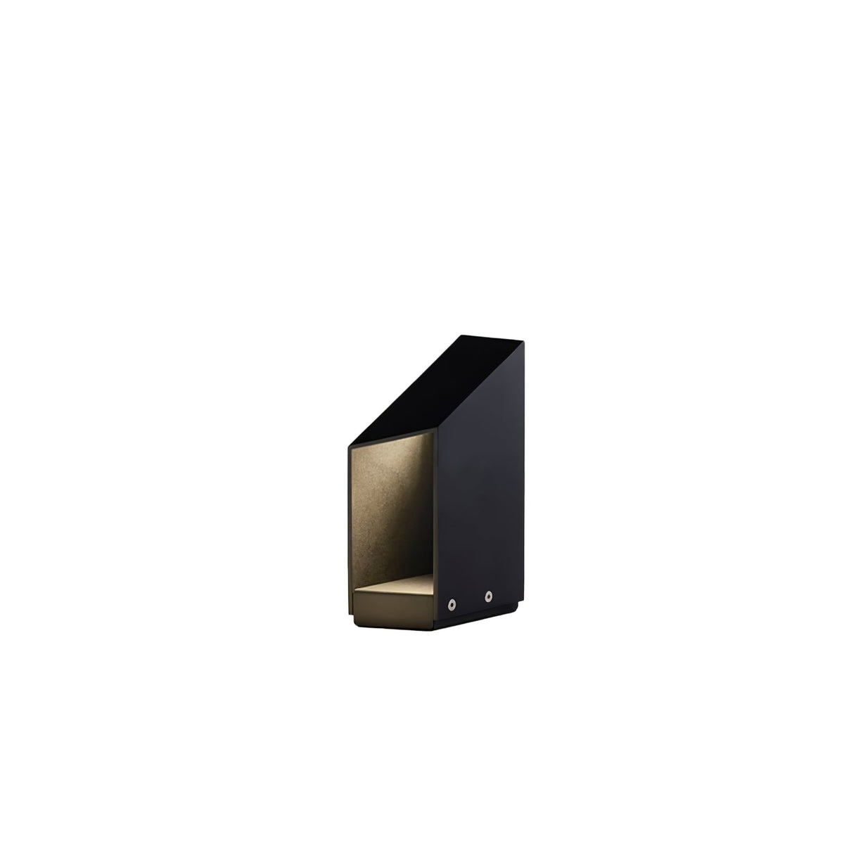 Shadow Peak Outdoor Bollard Light — Sculptural LED Path Light in Stainless Steel