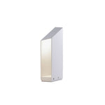 Shadow Peak Outdoor Bollard Light — Sculptural LED Path Light in Stainless Steel
