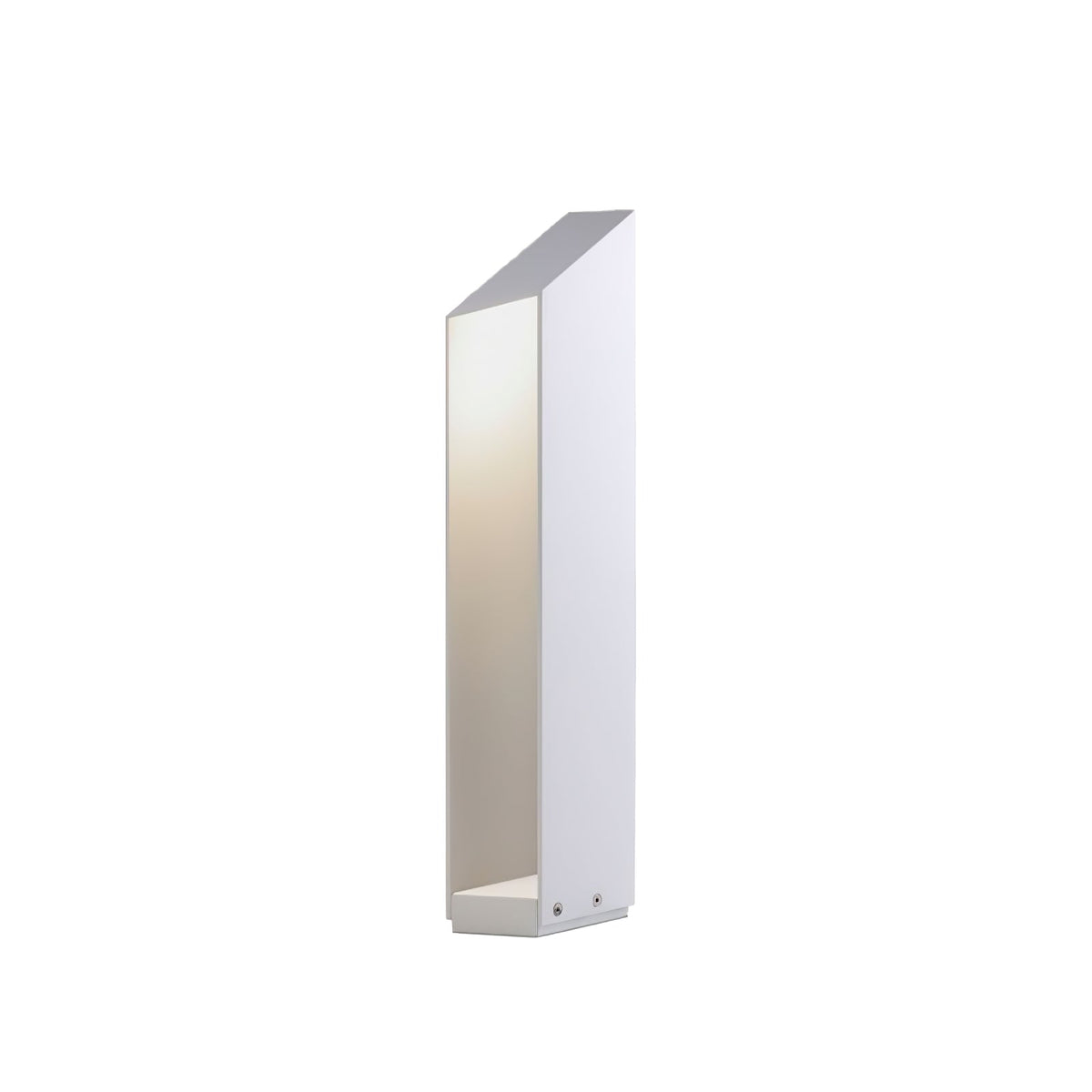 Shadow Peak Outdoor Bollard Light — Sculptural LED Path Light in Stainless Steel