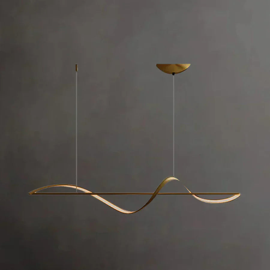 Italian Minimalist Line Restaurant Chandelier