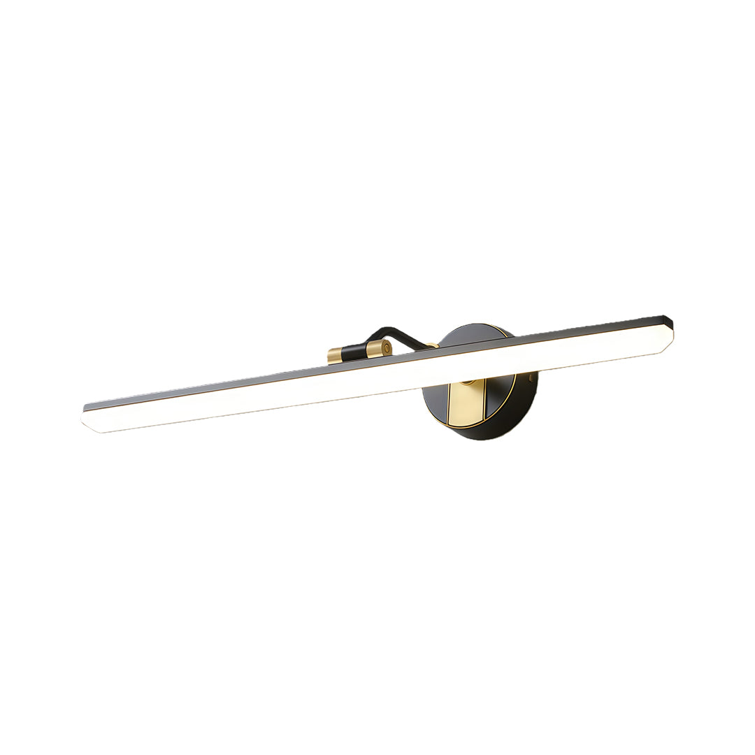 Aurelia Linear LED Vanity Light in Copper for Bathroom and Dressing Areas