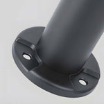Modern Solar LED Path Light in Black Aluminum for Garden Walkways