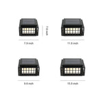Modern Gate Pillar Lights Outdoor Waterproof Stainless Steel Column Lanterns