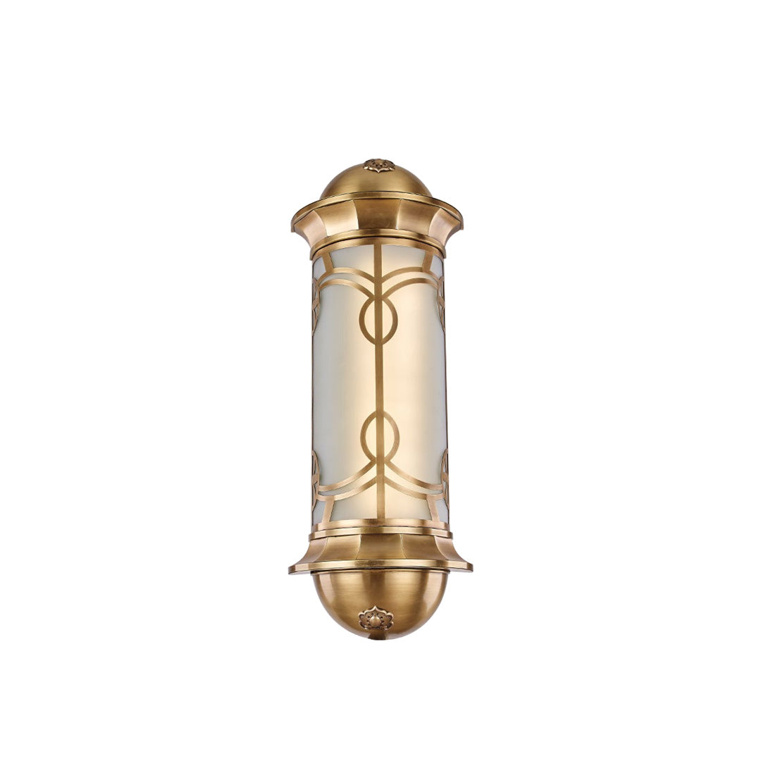Aurelia Copper Outdoor Wall Sconce – European Vintage Lantern for Facades & Entryways