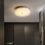 Lumière Crystal Flush Mount Ceiling Light in Chrome and Glass