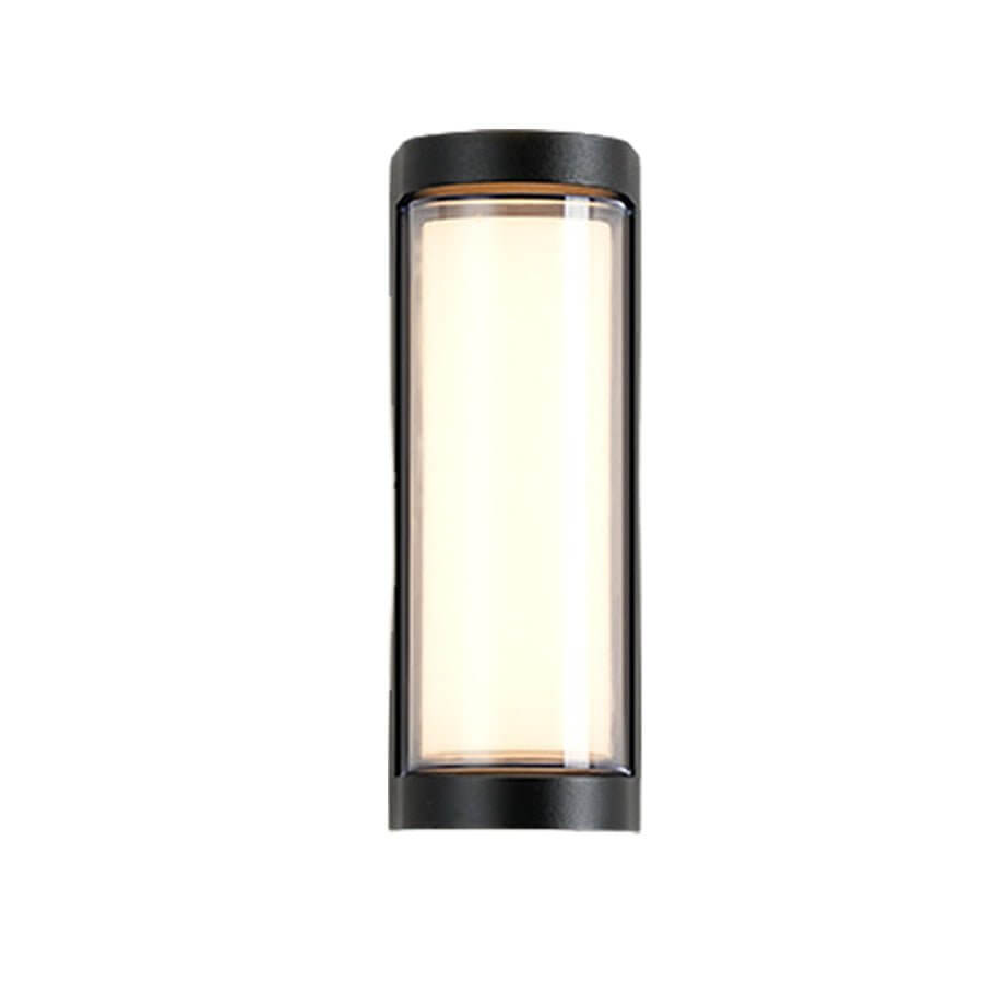 Modern Dual-Directional Outdoor Wall Light with Arc and Rectangular Shades