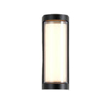 Modern Dual-Directional Outdoor Wall Light with Arc and Rectangular Shades