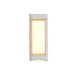 Modern Dual-Directional Outdoor Wall Light with Arc and Rectangular Shades