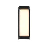 Modern Dual-Directional Outdoor Wall Light with Arc and Rectangular Shades
