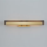 French Retro Wall Picture Light in Iron and Copper for Art Illumination