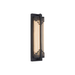 Outdoor Linear LED Wall Sconce in Stainless Steel, Modern Waterproof Courtyard Lighting