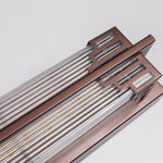 Outdoor Linear LED Wall Sconce in Stainless Steel, Modern Waterproof Courtyard Lighting