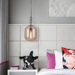 Industrial Glass Can LED Pendant Light for Modern Interiors