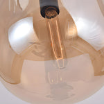 Industrial Glass Can LED Pendant Light for Modern Interiors