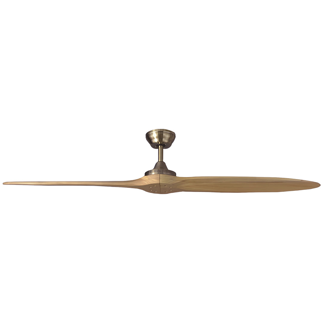 Aria 60" Modern Wood Ceiling Fan with Remote, Bronze Finish