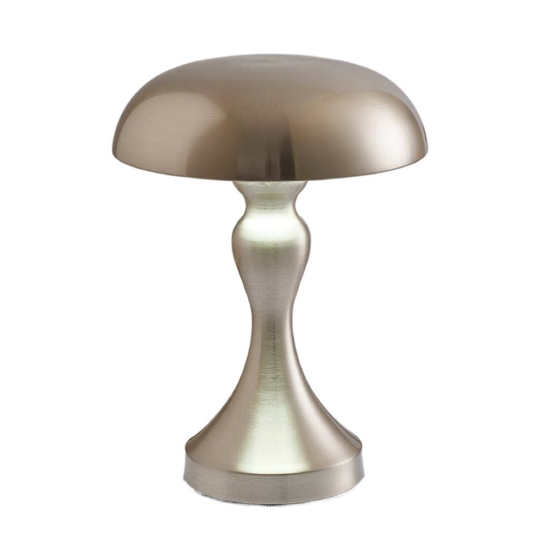 Mushroom Table Lamp, Retro Metal Dimmable LED Desk Light