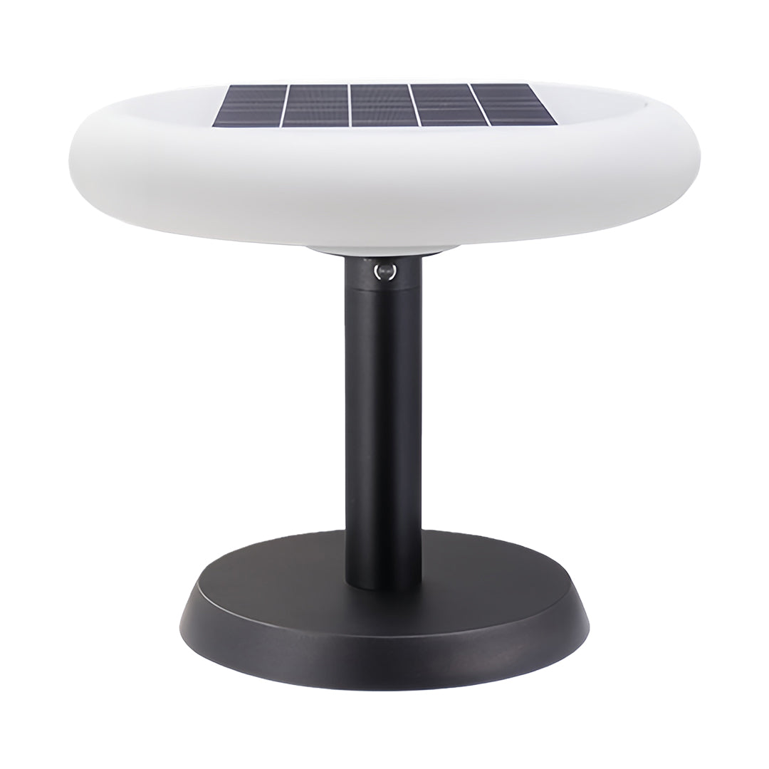 Aria Solar Post Light – Modern Aluminum LED Pillar Lamp for Garden & Patio