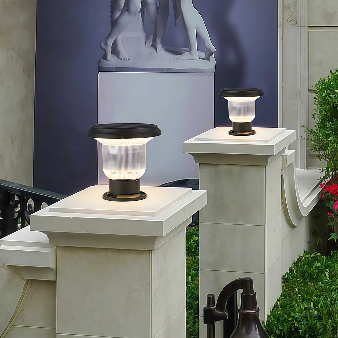 Modern Outdoor Pillar Light – Waterproof Aluminum LED Post Lamp for Courtyard & Entryway