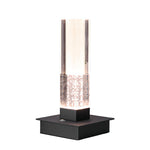 Cordless Square Table Lamp with Dimmable LED – Modern Nightstand Light