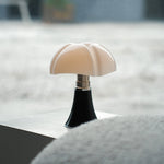 Italian Bauhaus Table Lamp in Iron with LED Warm Light