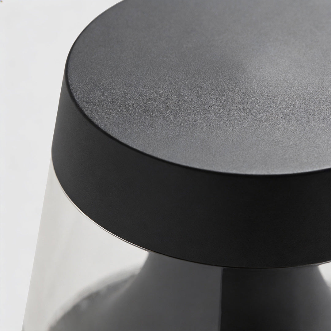 Modern Outdoor Bollard Landscape Light with Warm LED Glow