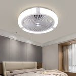 Smart Wireless Inverter Timing Stepless Dimming Led Bladeless Ceiling Fan With Lights