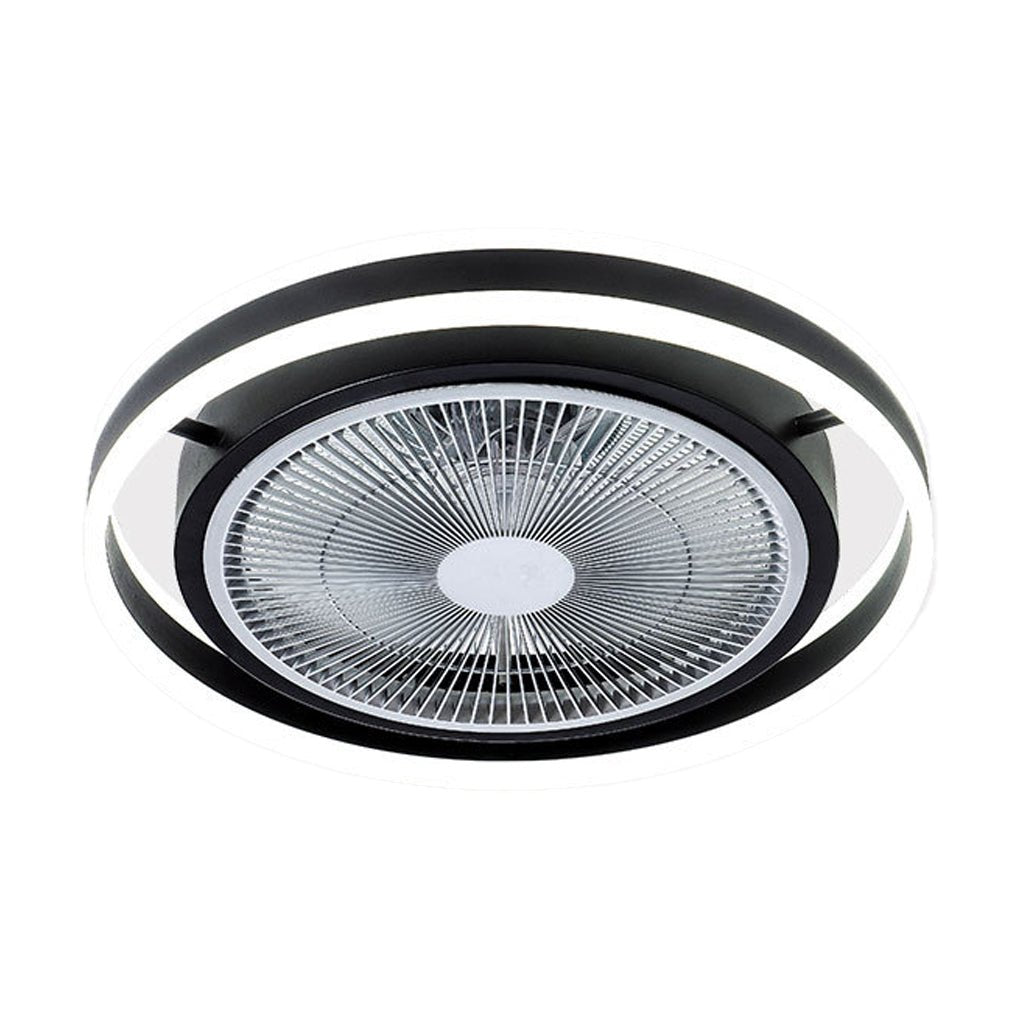 Smart Wireless Inverter Timing Stepless Dimming Led Bladeless Ceiling Fan With Lights