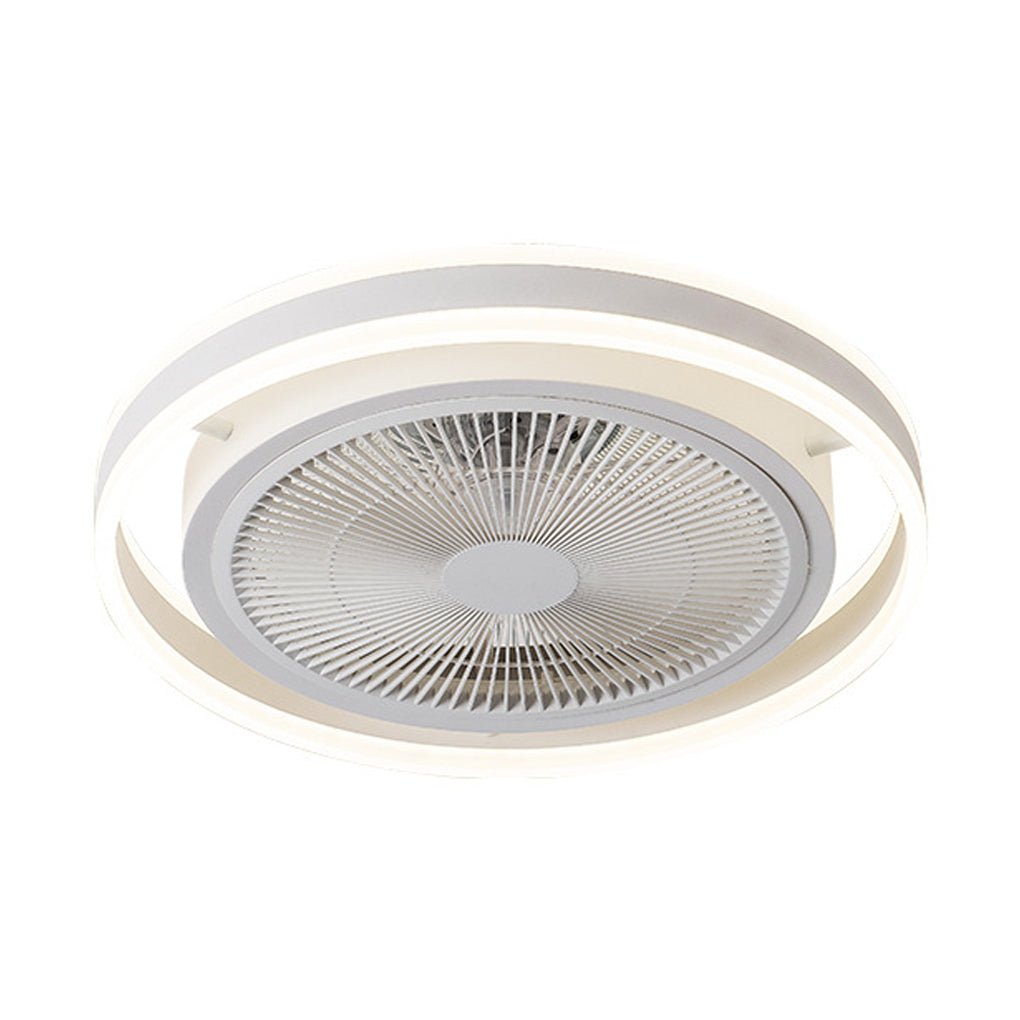 Smart Wireless Inverter Timing Stepless Dimming Led Bladeless Ceiling Fan With Lights