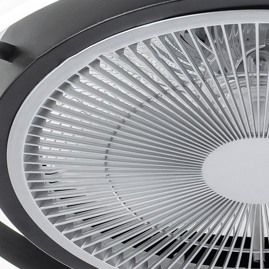 Smart Wireless Inverter Timing Stepless Dimming Led Bladeless Ceiling Fan With Lights