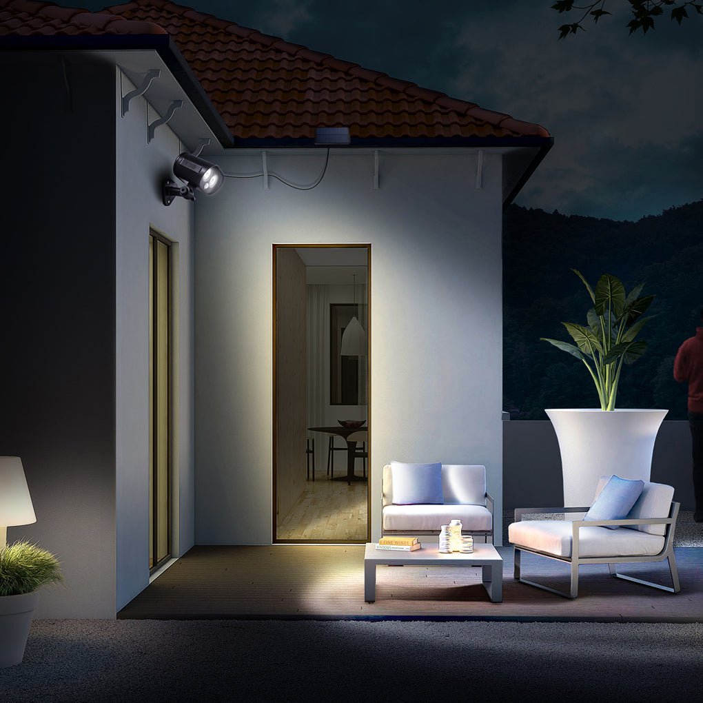 Solar Energy Adjustable Led Outdoor Wall Flood Light