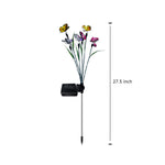 Lumière Butterfly Solar Garden Stake Lights, Set of Six, Warm White