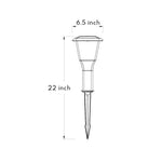 Modern Minimalist LED Garden Stake Lights for Landscape and Pathway
