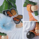 Solar Gnome Garden Lights – Handcrafted Resin Outdoor LED Sculptures