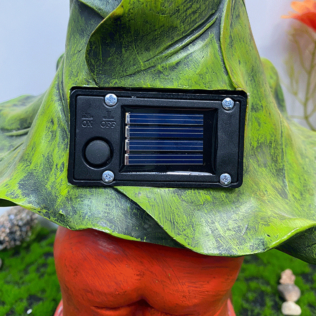 Solar Gnome Garden Lights – Handcrafted Resin Outdoor LED Sculptures