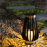 Solar-Powered LED Garden Lantern with Classic European Design