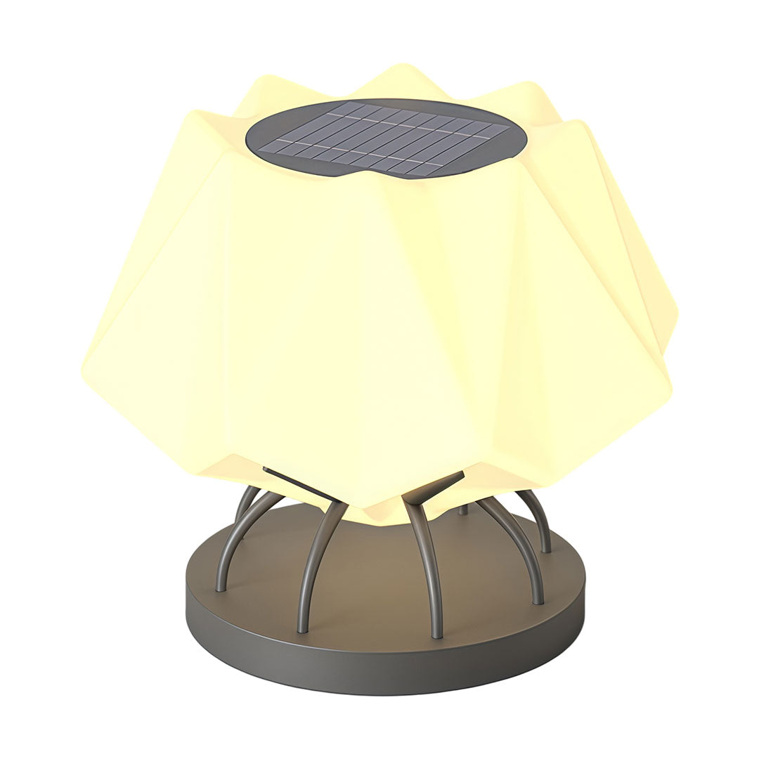 Modern Solar LED Pillar Lights for Outdoor Garden, Waterproof Stainless Steel Post Cap Lighting