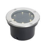 Modern Solar In-Ground Lights | Flat Aluminum LED Path Lighting