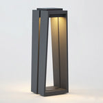 Minimalist Trapezoid Solar Bollard Lights for Modern Outdoor Spaces