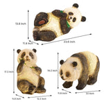 Panda & Bamboo Garden Sculpture Light | Solar-Powered Outdoor Lawn Decor
