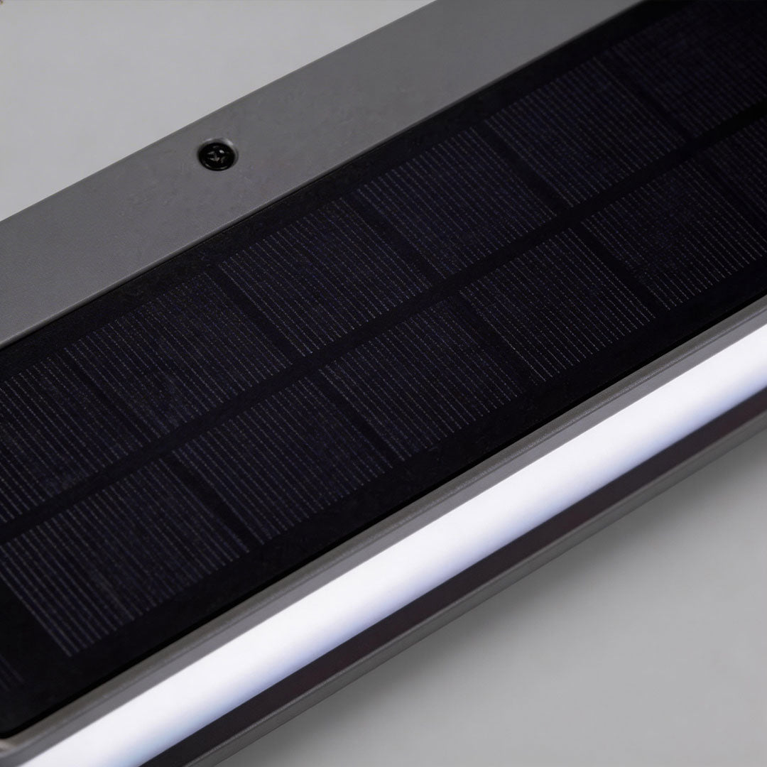 Modern Solar-Powered LED Outdoor Wall Light with Motion Sensor